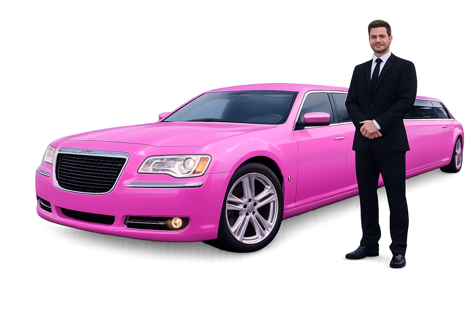 Chrysler Deluxe in pink