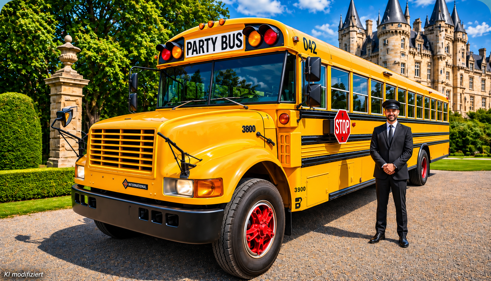 US Party School Bus Hollywood