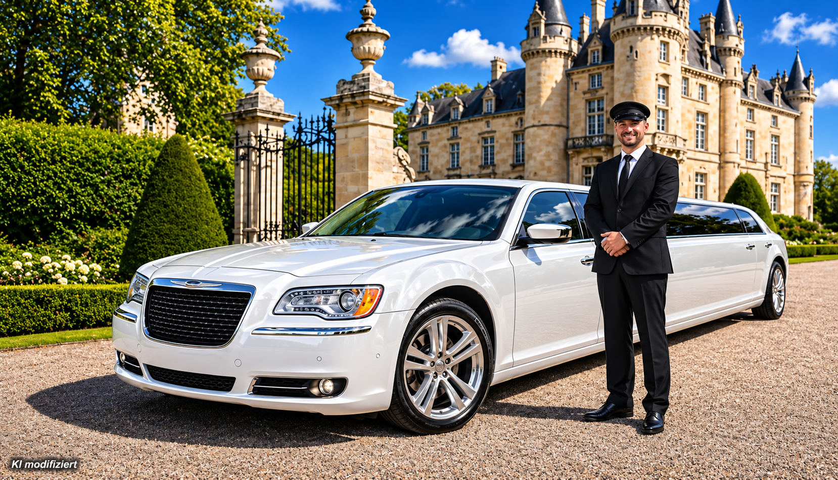 Stretchlimousine weis